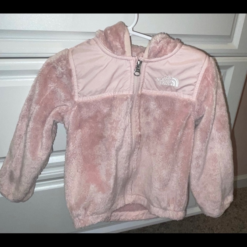 18-24 months Purdy Pink Oso Fleece Northface Jacket - perfect condition